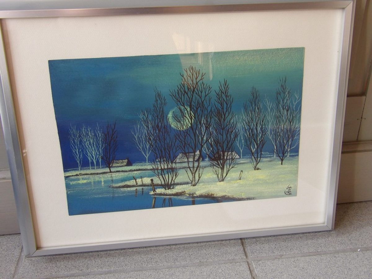 Luc De Ro Blauw Landschap image 18