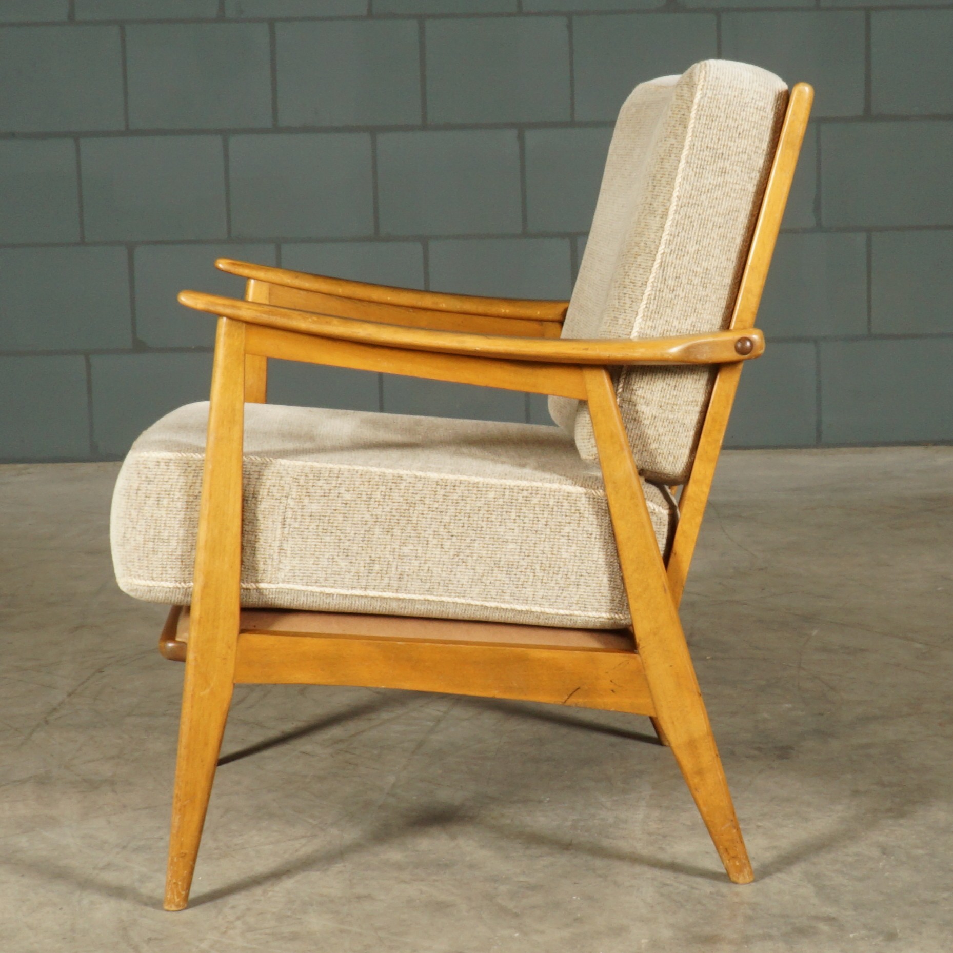 Set Deense Lougefauteuils – Notenhout – Jaren 60 image 8