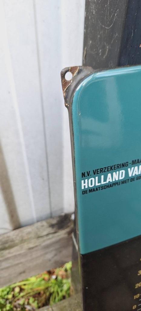 Oude Originele Emaille Reclame Thermometer Nv Verzekeringen. image 5
