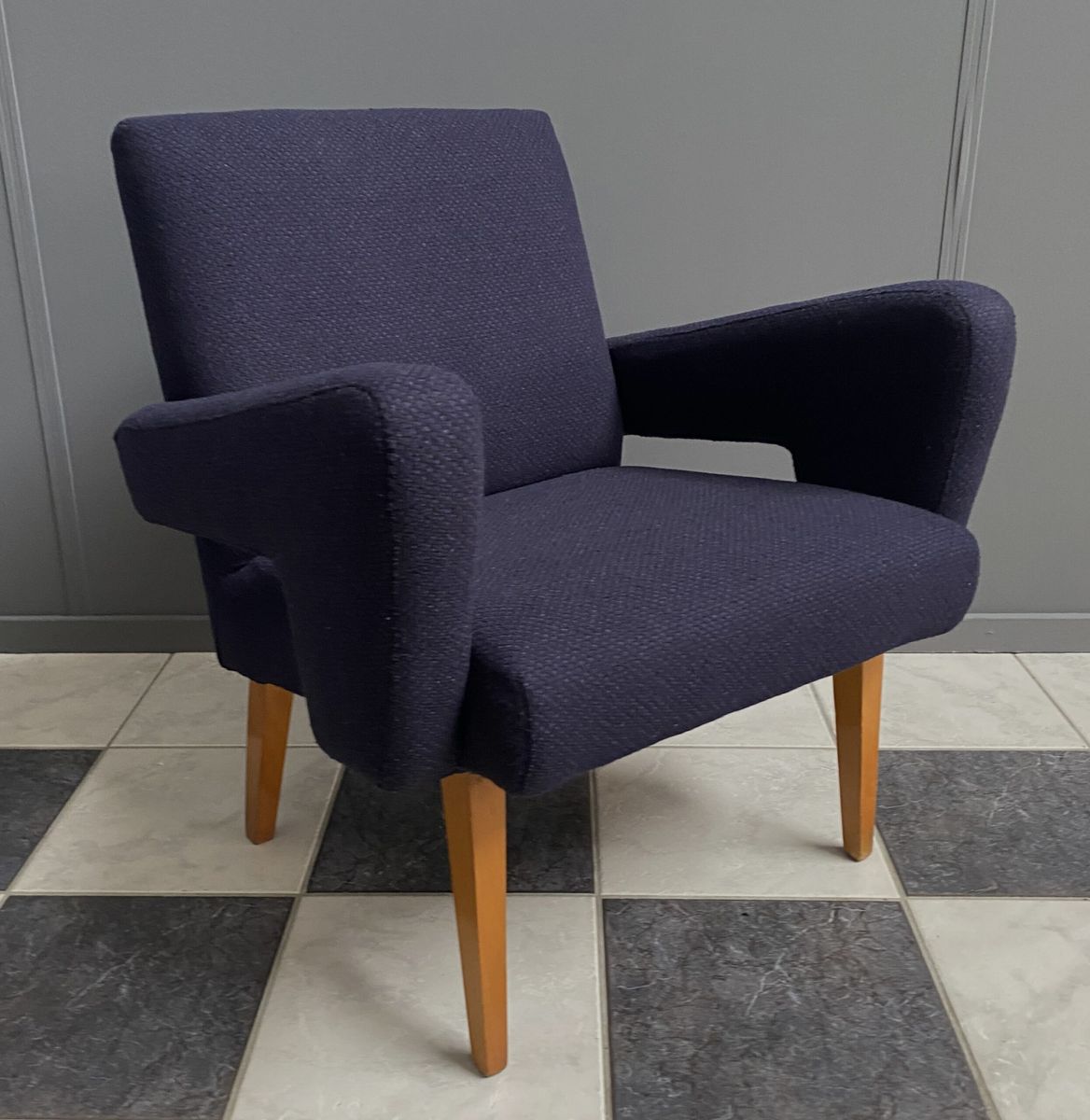 Purple Arm Chair By Jitona 1970s image 3