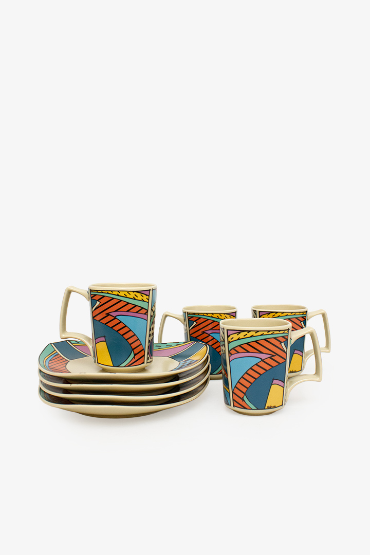 4-delig Rosenthal Flash One (studio-linie) Servies Bordjes image 2
