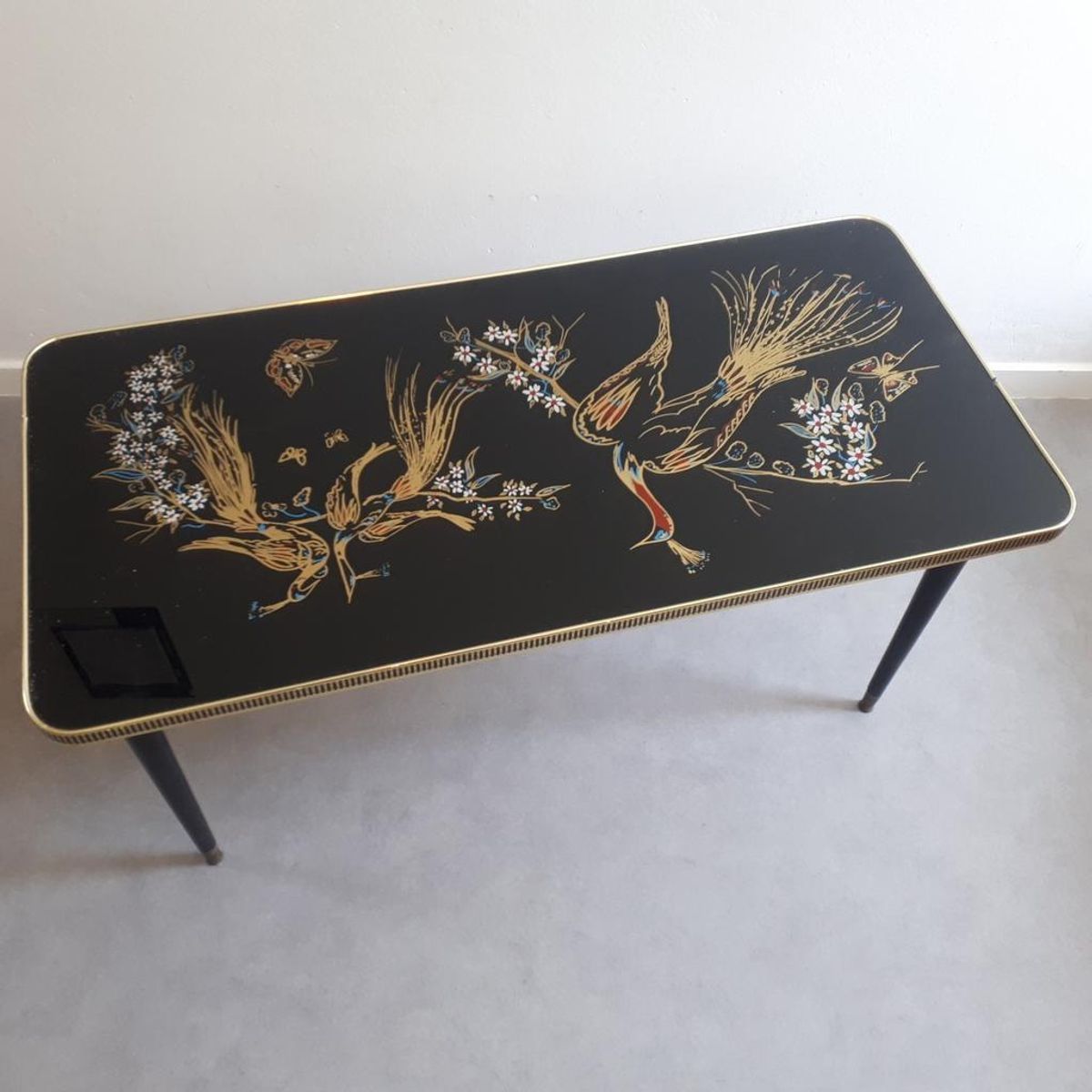 Jaren 50 Vintage Salontafel Fifties Pauw Coffeetable Tafel image 12