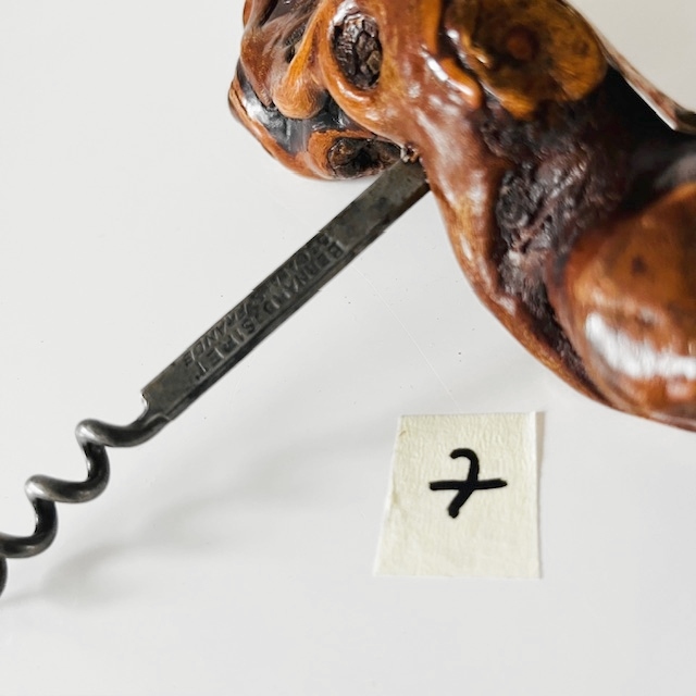 Vintage Franse Bernard Siret Kurkentrekker 7 Wortelhout Wijnstok 1930’s image 7