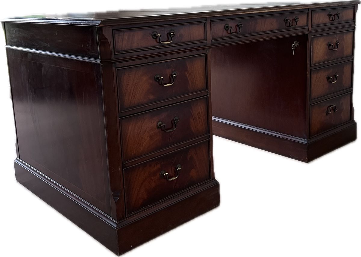 Klassiek Bureau Aan Beide Zijden Bruikbaar, 160 X 90 Cm image 8