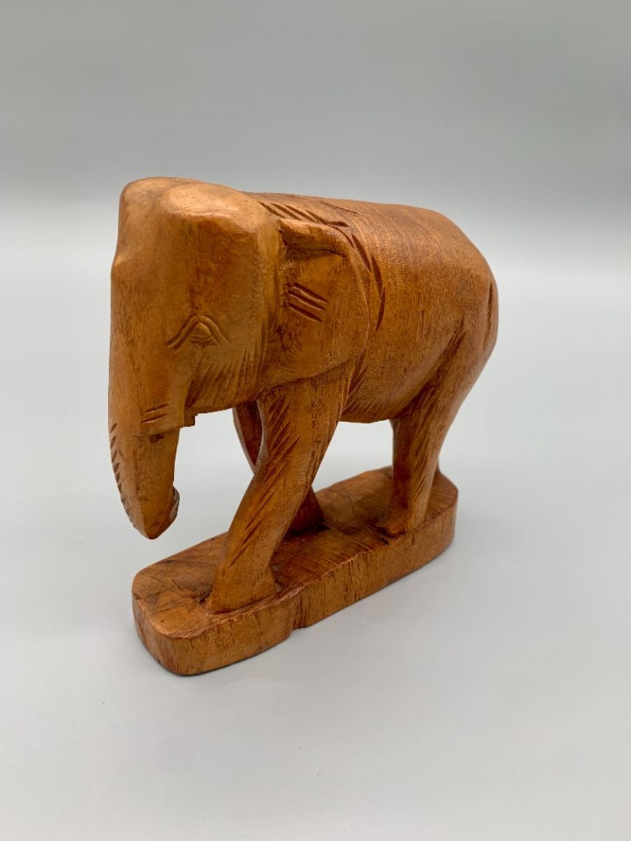 Vintage Houten Olifant Handwerk image 7