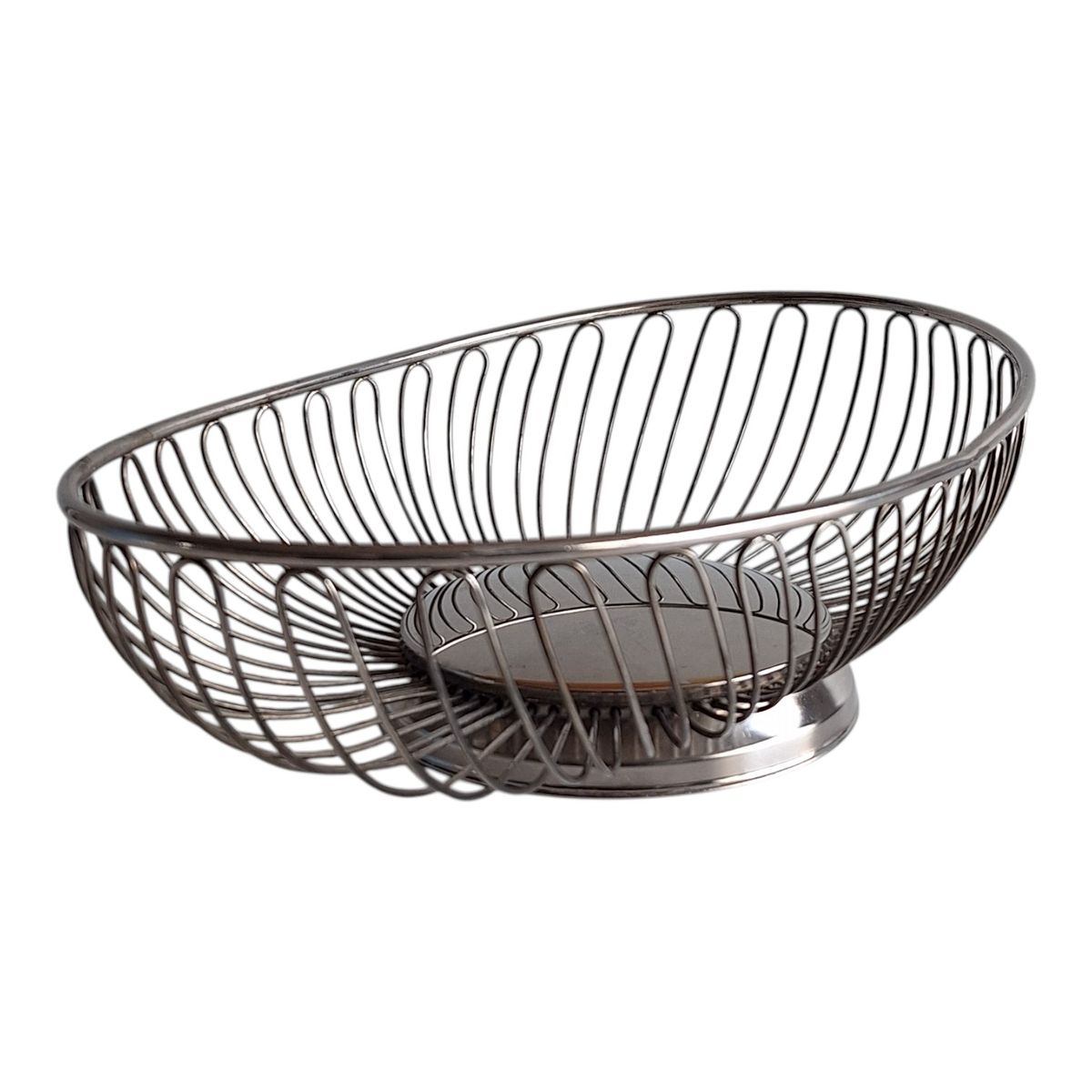 Zilverkleurig Metalen Brood- Of Fruitmand image 9
