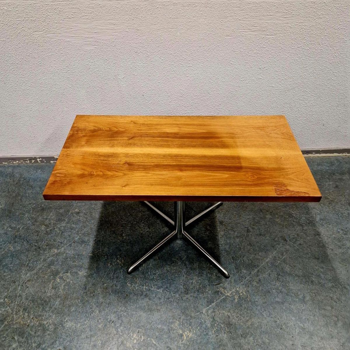 60's Vintage Draaibare Bijzettafel Tv Kastje Audio Meubel image 6