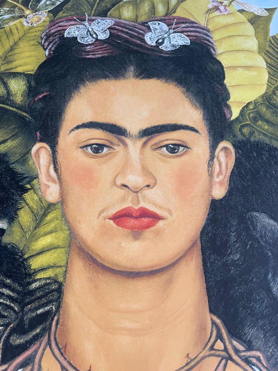 Frida Khalo, Self-portrait With Thorn Necklace And Hummingbird, 1940,... image 9