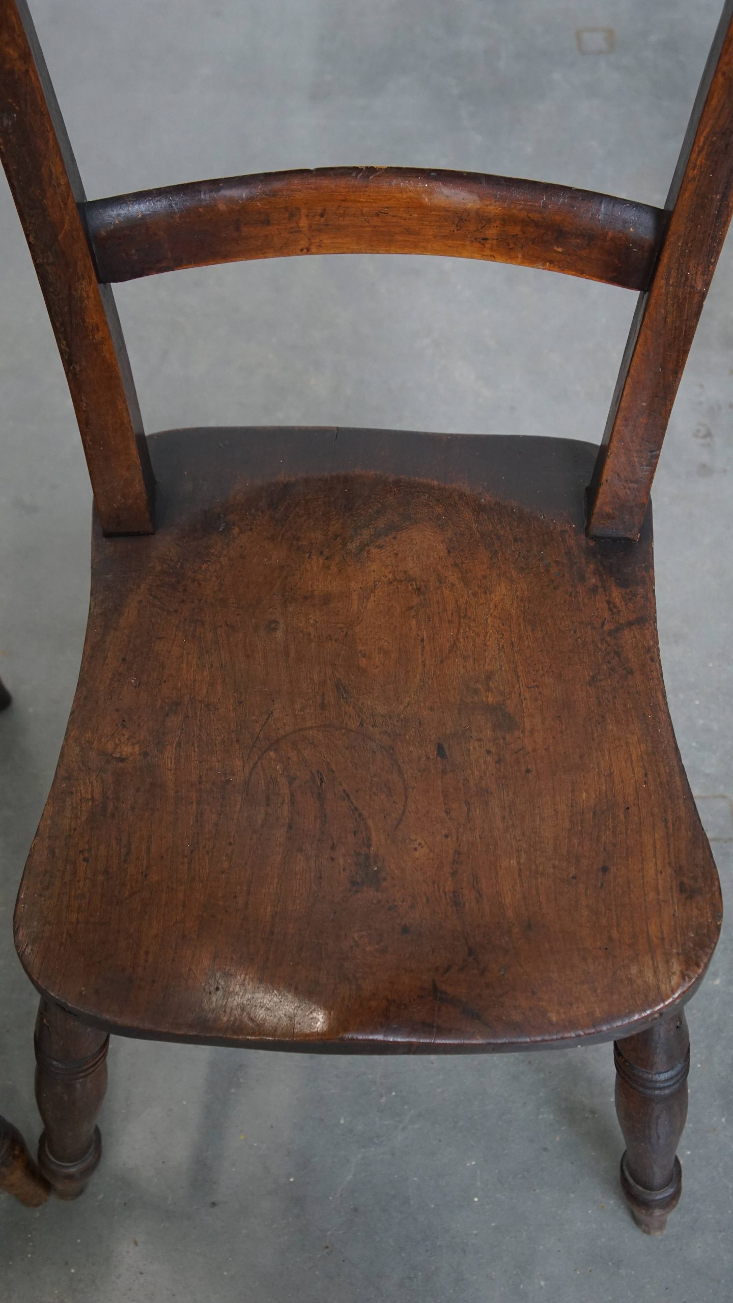 Tijdloze Stijlvolle Set Van 4 Antieke Engelse Oxford Eetkamer/ Keuken Stoelen image 8