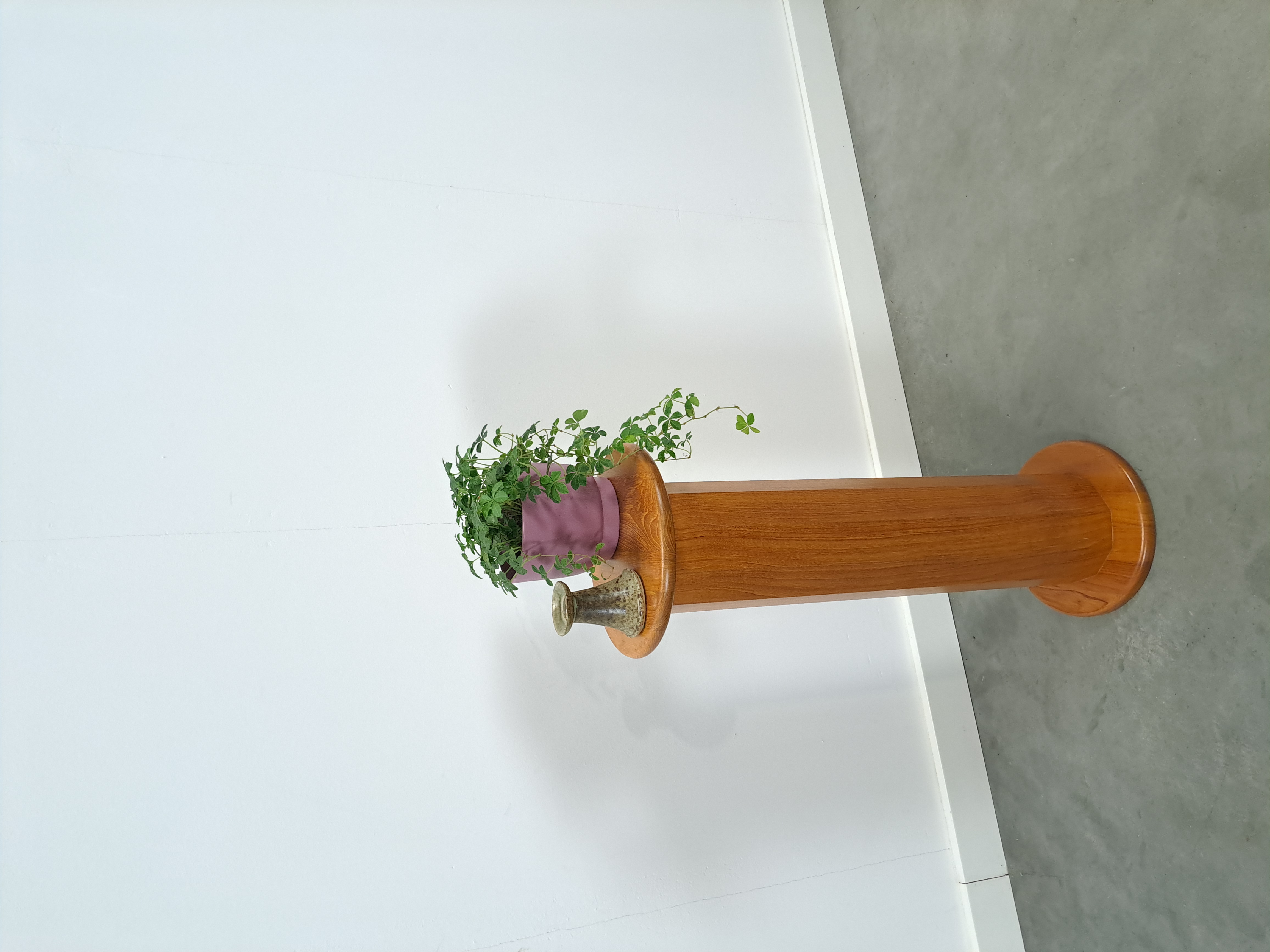 Teakhouten Pilaar, Plantenstandaard, Zuil image 3