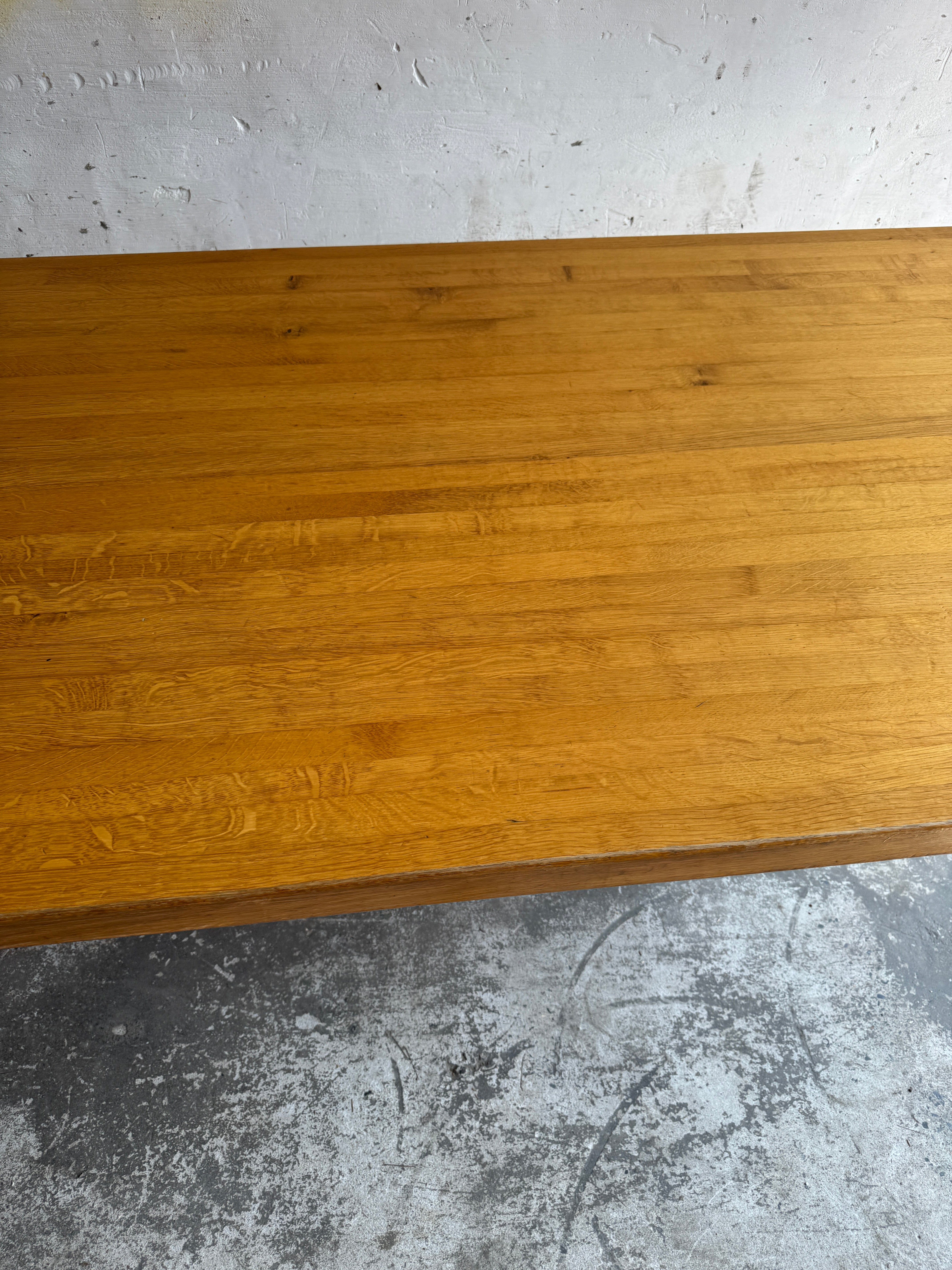 Geometric Brutalist Dining Table, 1980s image 13