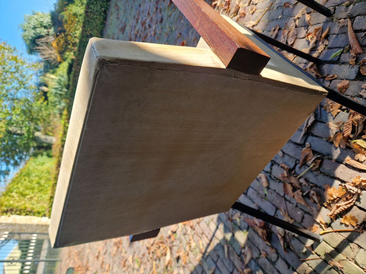 Mid-century Strakke Design Fauteuils In Originele Goede Staat image 5