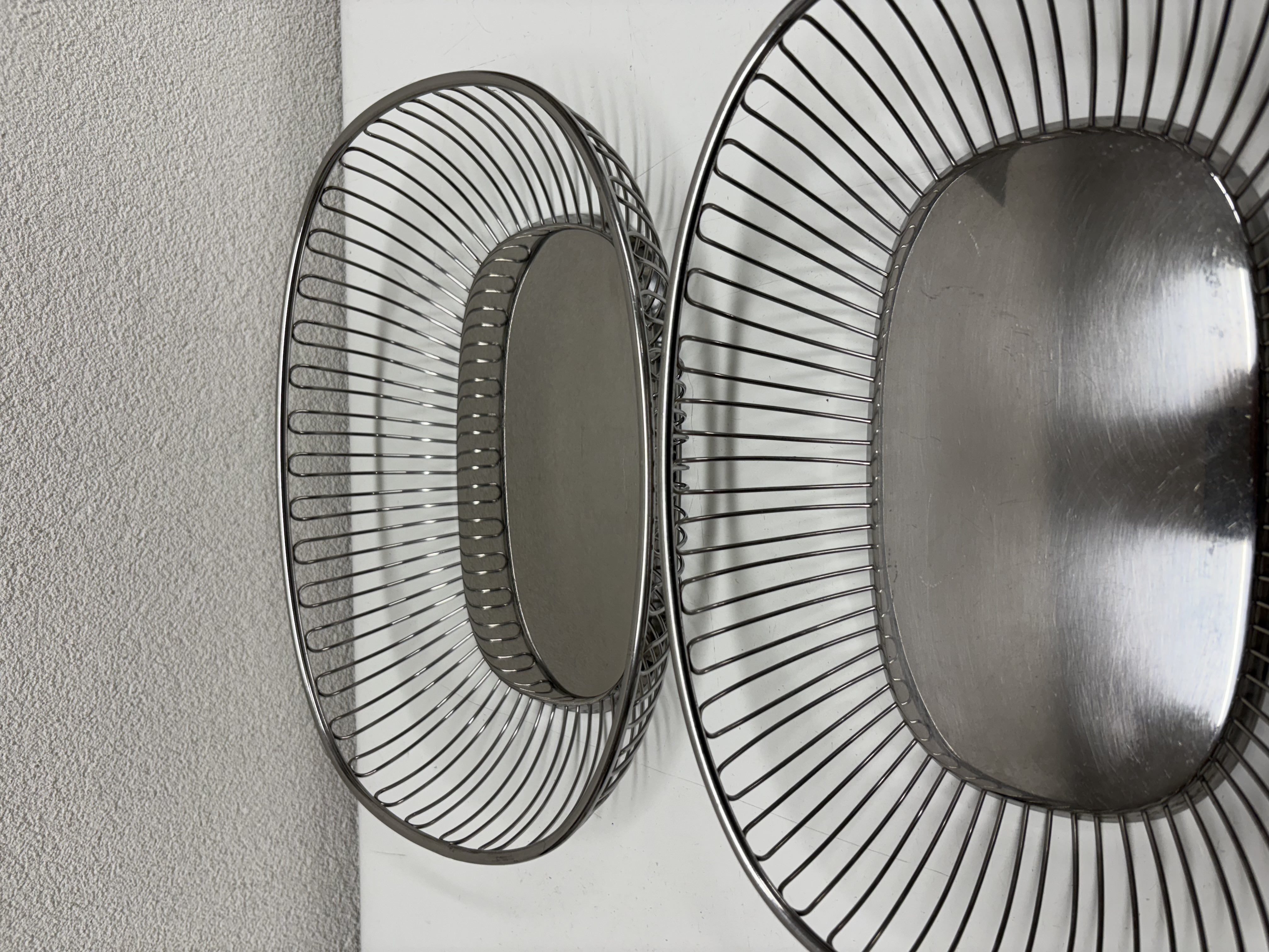 Alessi Vimini basket - fruitschaal 25cm zwart BM21/25B | ZIN Aan Tafel