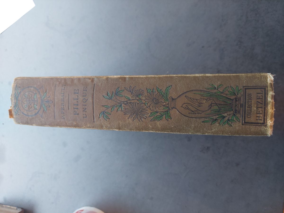 Antiek Boek Collection Hetzel .p.perrault.fille Unique. image 2