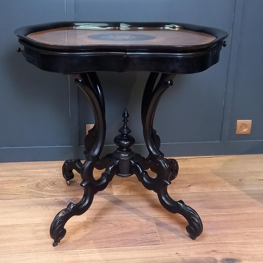 Antieke Wijntafel, Hollands Willem Iii In Horrix Stijl image 2