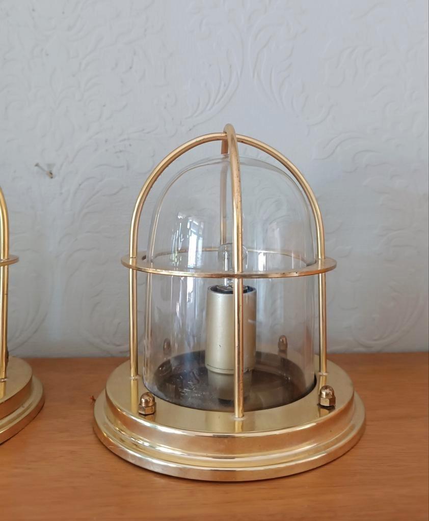 Set Van 3 Vintage Gouden Schip Stijl Plafondlampen image 6