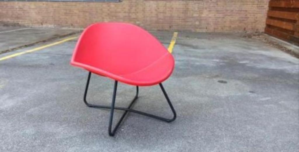 Vintage Ikea Lips Stoel, Fauteuil, Niels Gammelgaard image 4