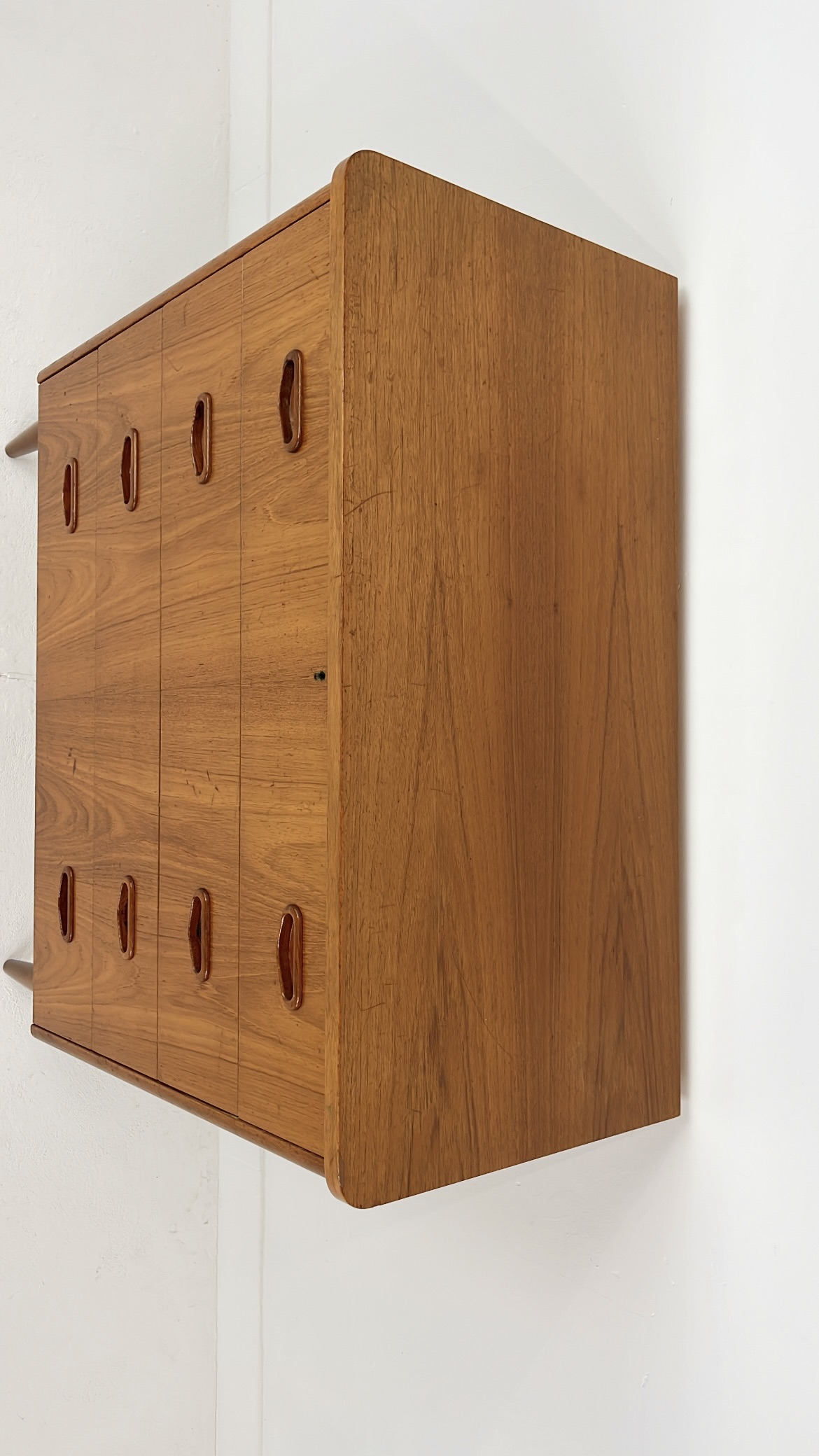 Scandinavisch Vintage Teak Fineren Ladekast Luvos image 6
