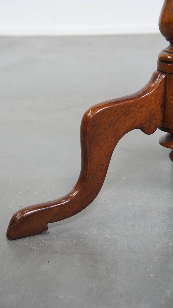 Antieke Engelse Bijzet/ Wijntafel Uit Eind 19e Eeuw Met Een Single Piece Top image 8