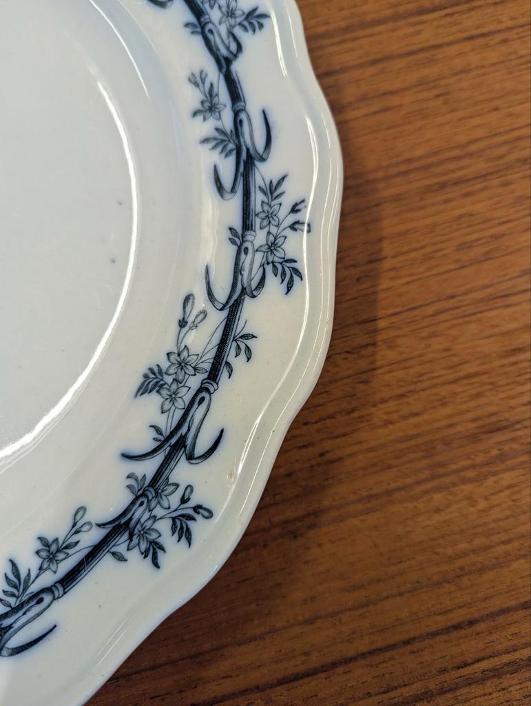Bwm & Co Antique English Dinner Plate image 3