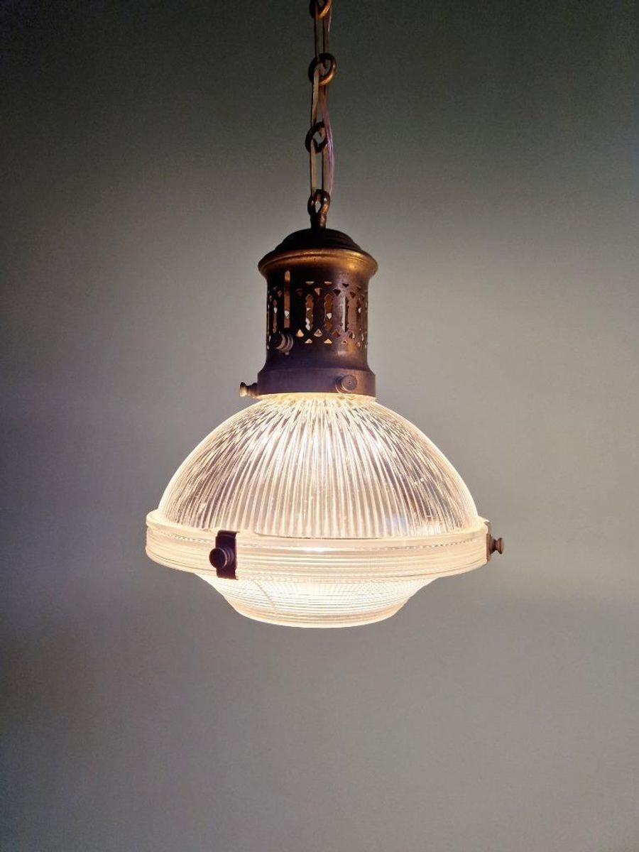 Prismatische Glazen Suspensie Van Holofaan, 1920-30s image 1