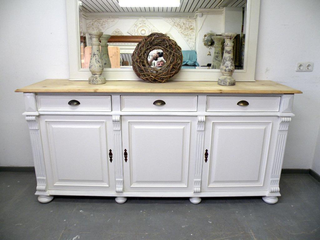 Mooi Set Van 2 Grote Witte Landelijke Lade Nachtkastjes image 13