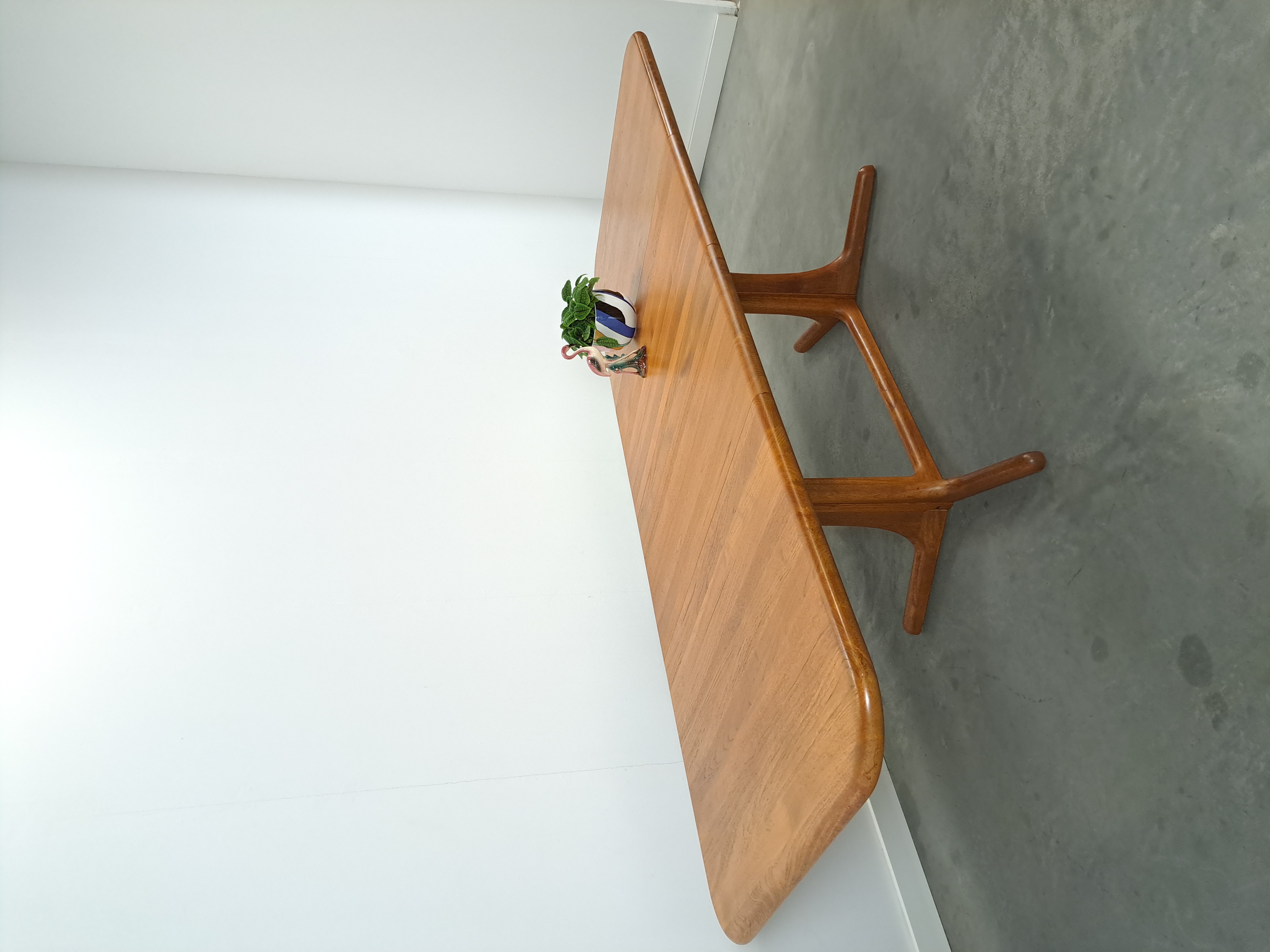 Xl Deense Uitschuifbare Teak Eettafel image 12
