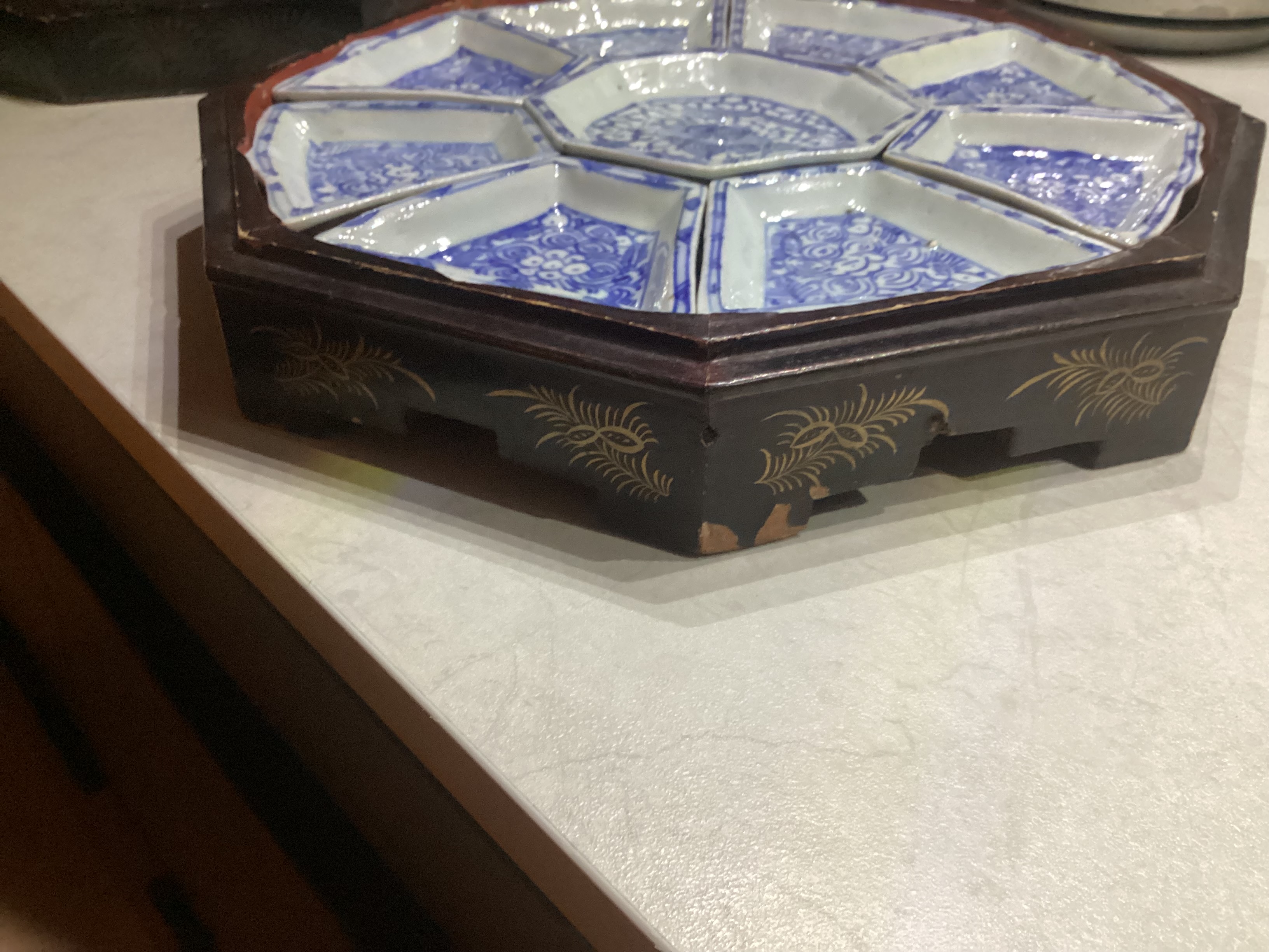 Prachtige Chinese Set Horse Deuvré , image 8
