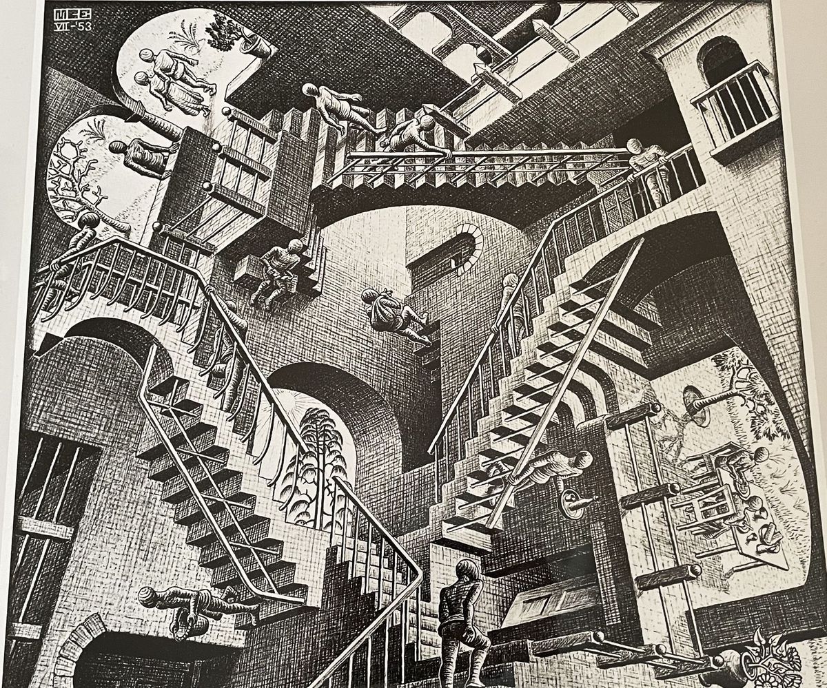M.c. Escher (1898-1972) - Relativiteit image 4