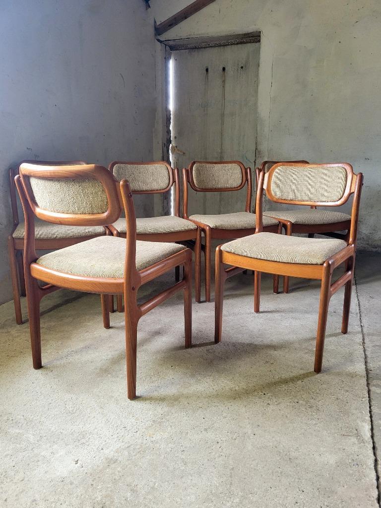 Set Van 6 Eetkamerstoelen Van Johannes Andersen Voor Uldum image 12