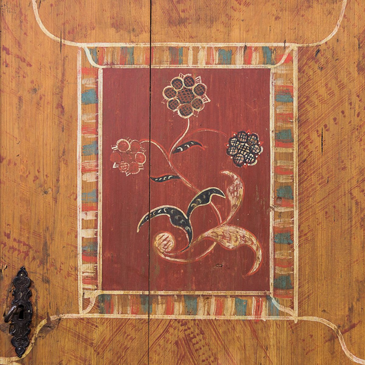 Antieke Beschilderde Bruidskast 1764 image 14