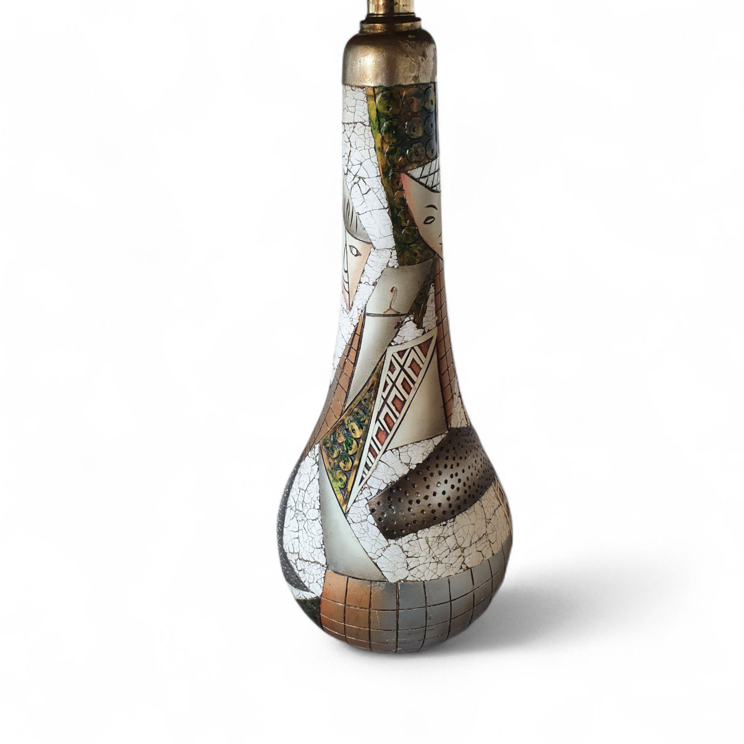 Alexander Kalifano / Modern Impressionist Art Vase Lamps / Circa 1980s image 9