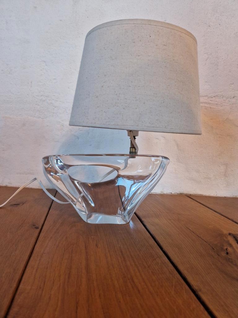 Vintage Tafel Lamp Kristal Daum Zeilboot Vintage Tafel Lamp image 9