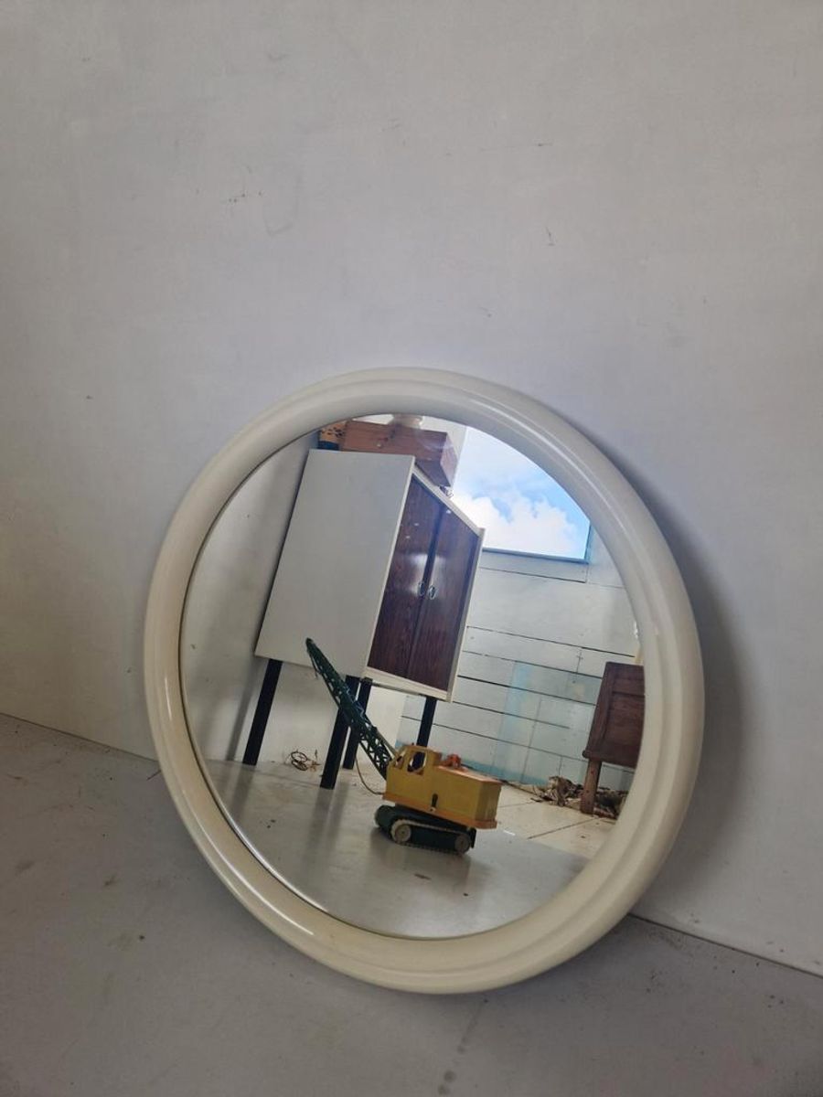 Vintage Space Age Spiegel Design 50 Cm. image 3