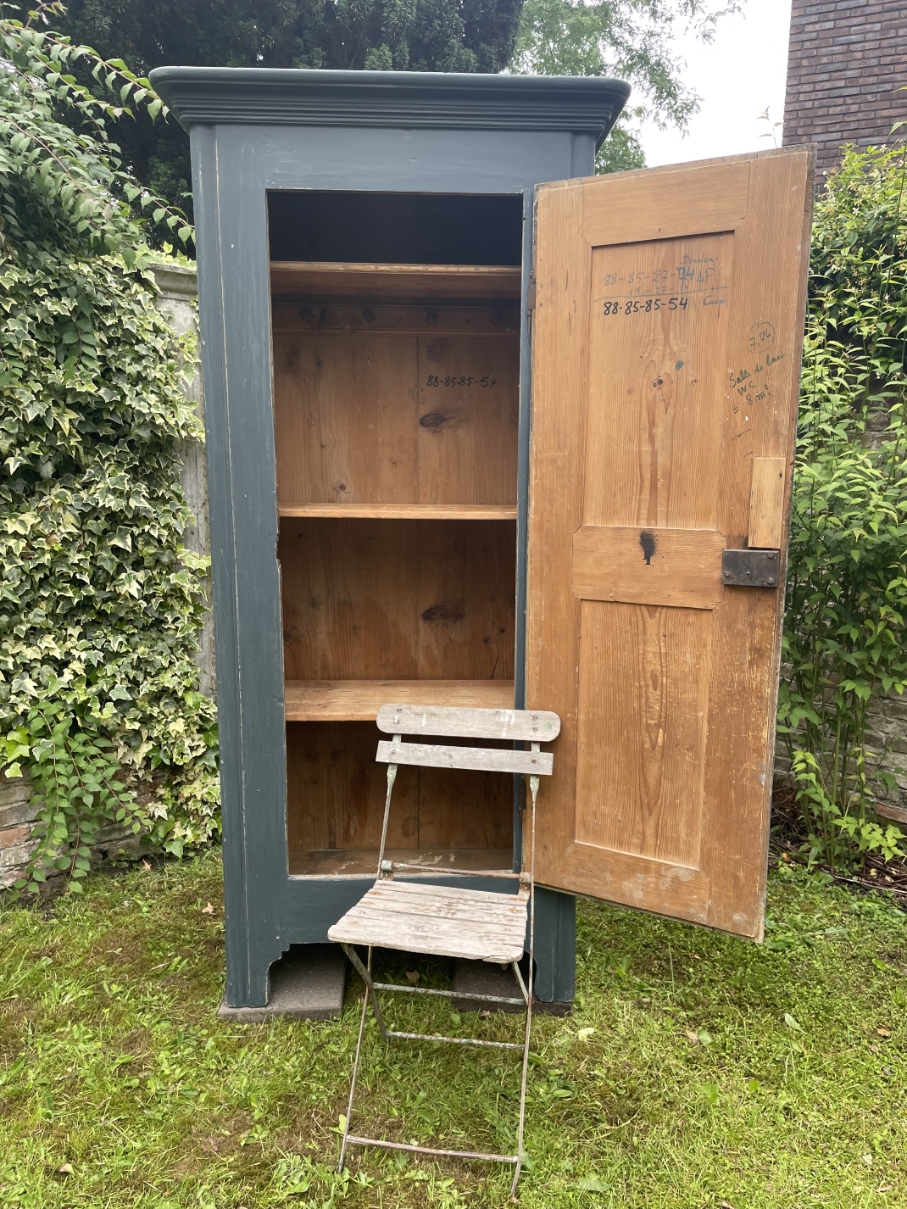 Imposante 18e Eeuwse Kast Garderobekast Keukenkast 240 Cm.frans image 2