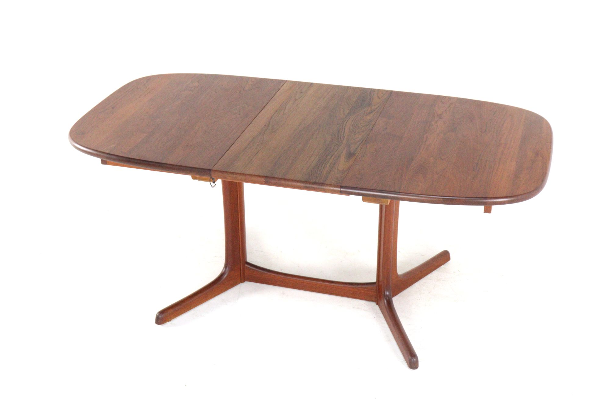 Ovalen 2x Verlengbare Eettafel Massief Teak Deens image 4