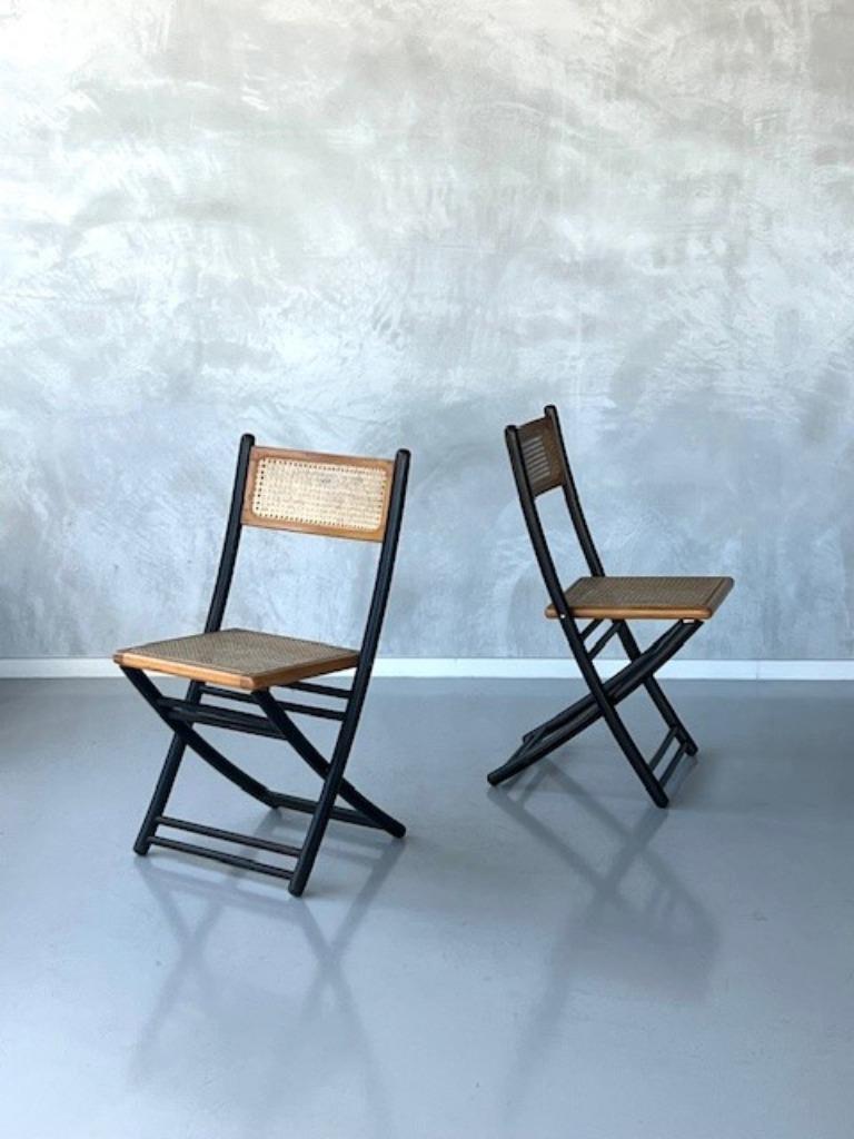 Jaren 70 Klapstoelen 2x Vintage Retro Klapstoel Prijs P/stuk image 2
