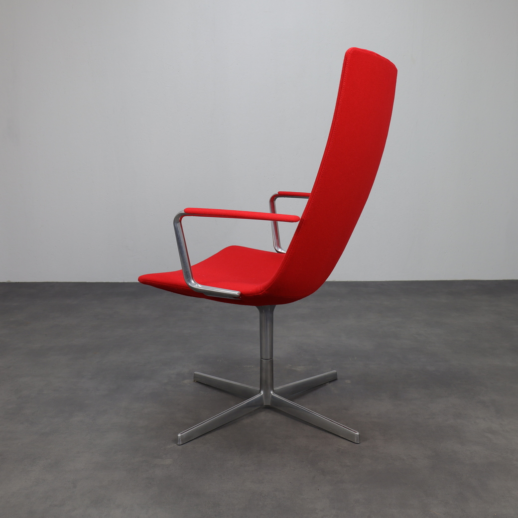 Set Of 2 “catifa 70” Swivel Lounge Chairs By Arper, Italy image 7