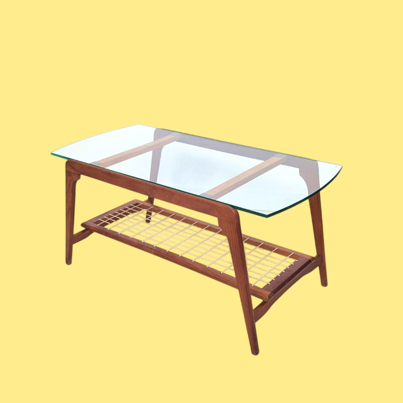 Vintage Salontafel Jaren 6 – Coffee Table – Webe - (kf44) image 6