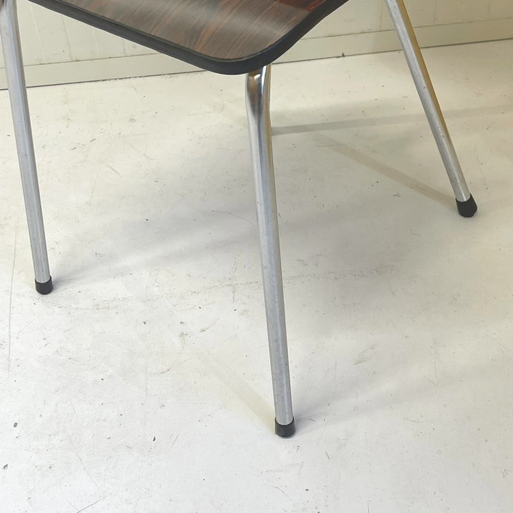 Vintage Keukenstoel Rosewood Formica Sixties image 5