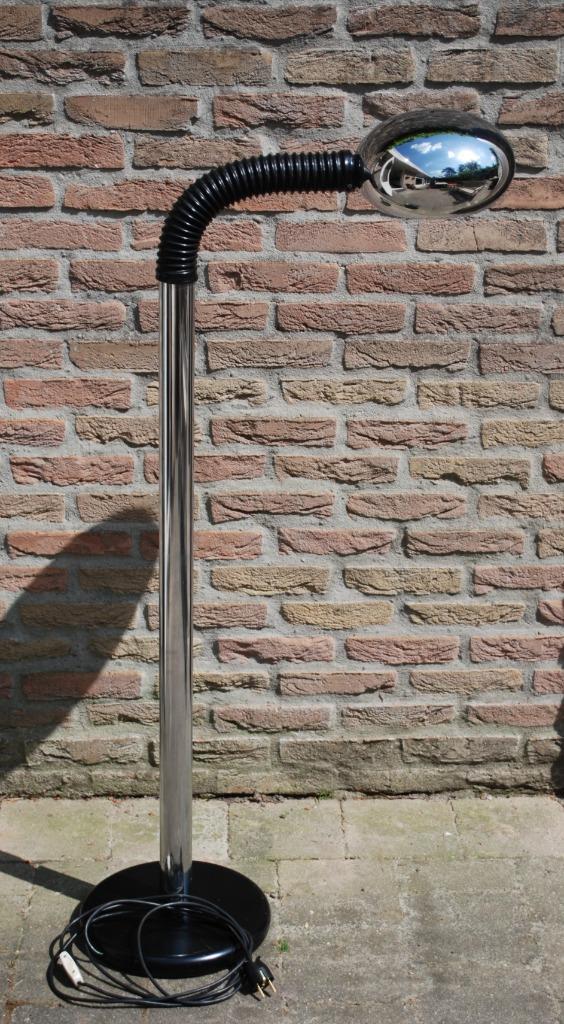 Staande Vloerlamp Jaren '70 Chrome image 10