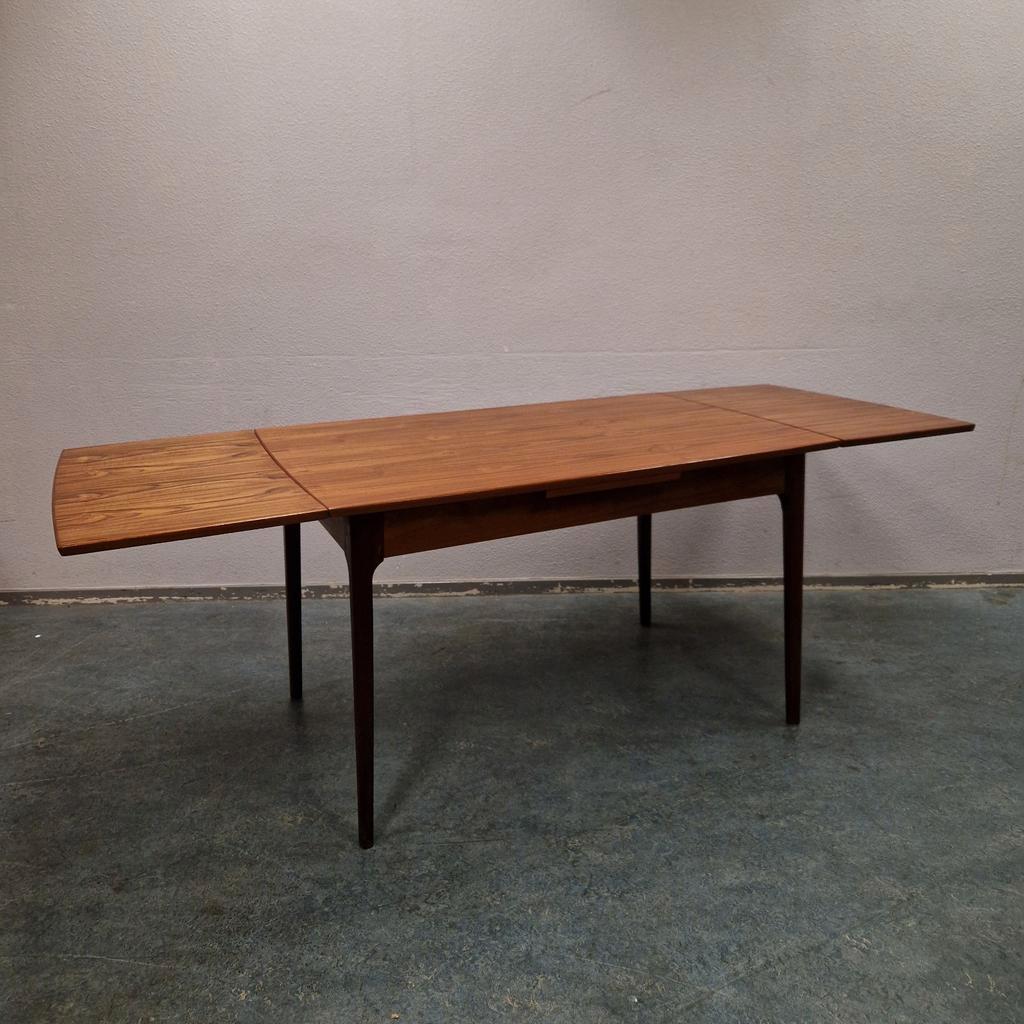 Vintage Eettafel Uitschuifbare Tafel Teakhout Tafel image 2