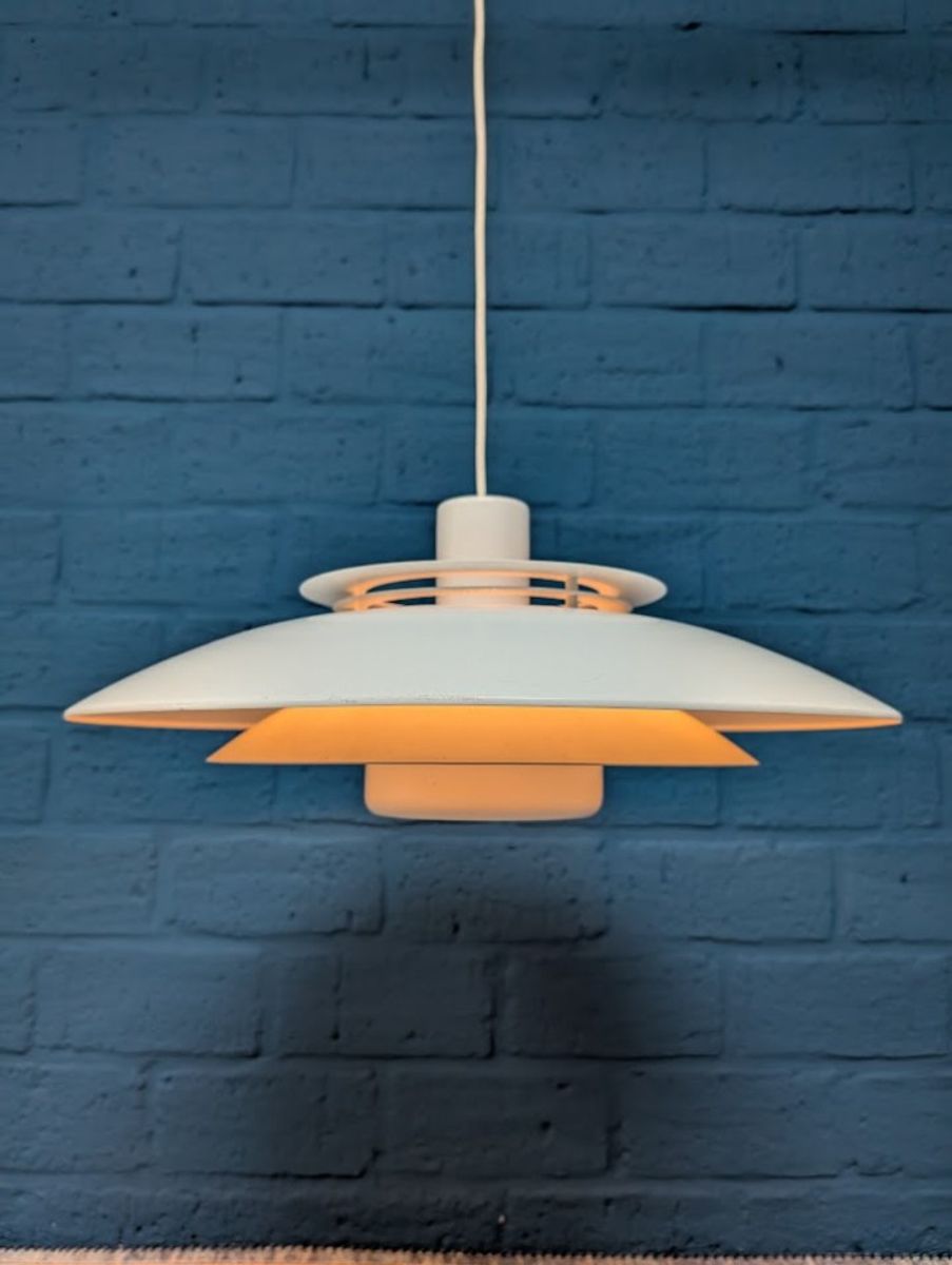 Vintage Schalenlamp, Deens Design, Toplamper image 7