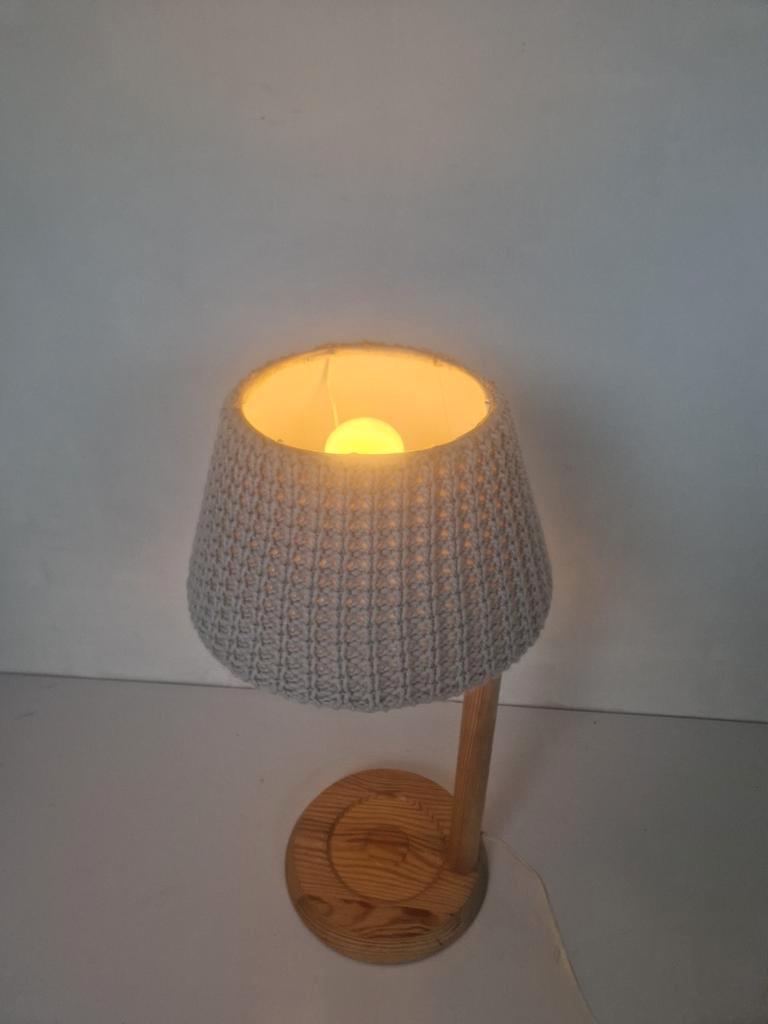 Ikea Jaren 80 Vintage Grenen Japandi Tafellamp. image 5