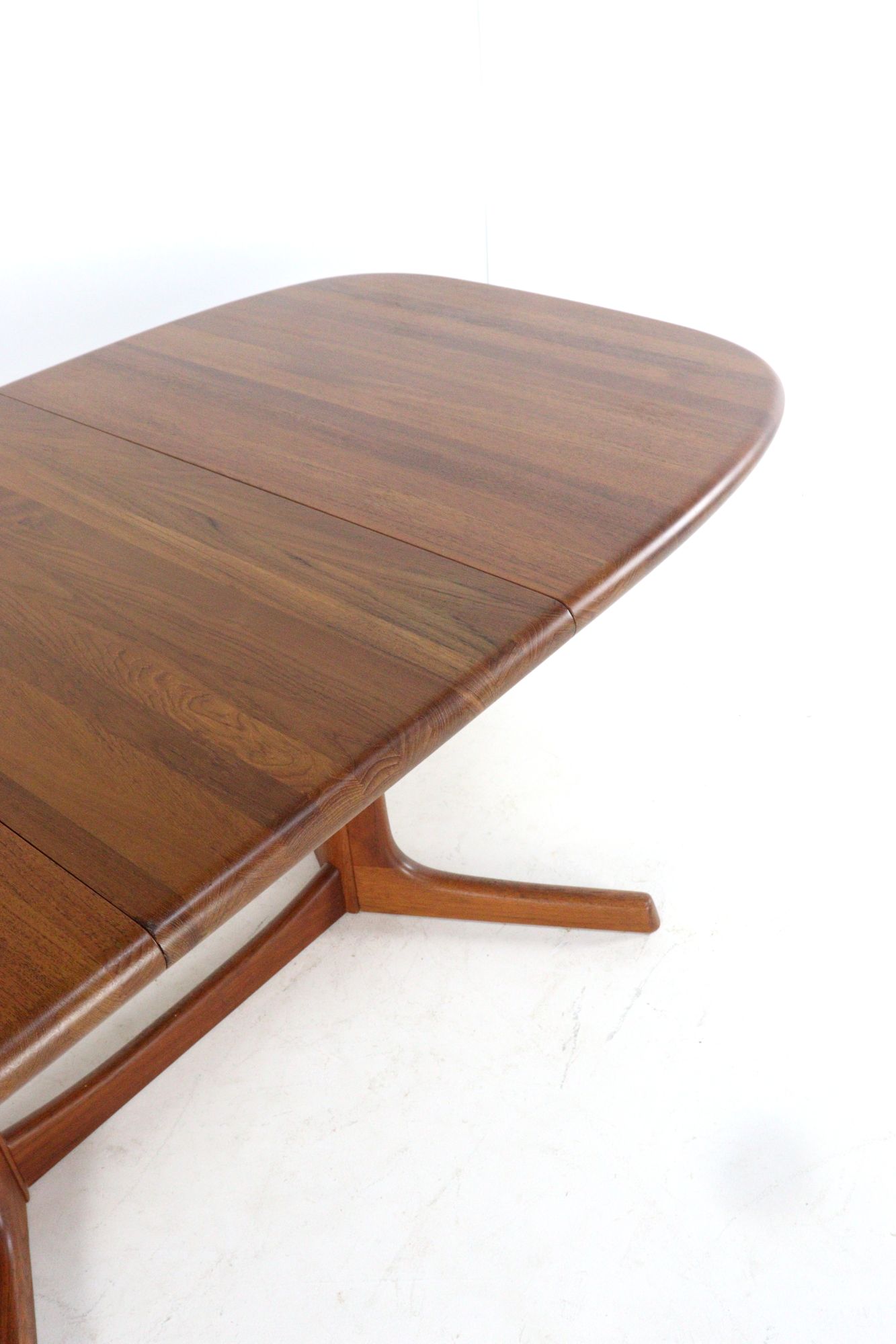 dyrlund Ovalen 1x Verlengbare Eettafel Massief Teak Vintage Deens image 18