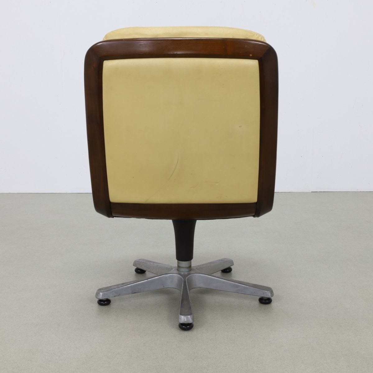 Vintage Bureaustoel Vergaderstoel Leder Eugen Schmidt, 1960 image 5