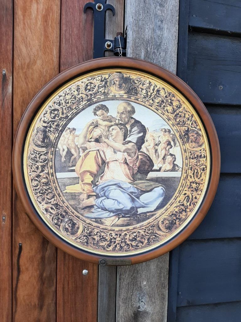 Mooi Doek Met Afbeelding Michelangelo In De Opera Tondo Doni image 3