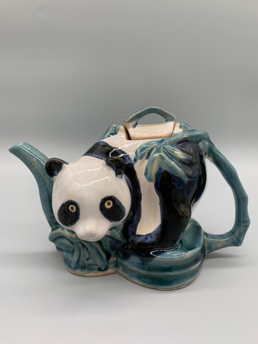 Vintage Chinees Aardewerk Theeservies Panda 5 Delig image 4