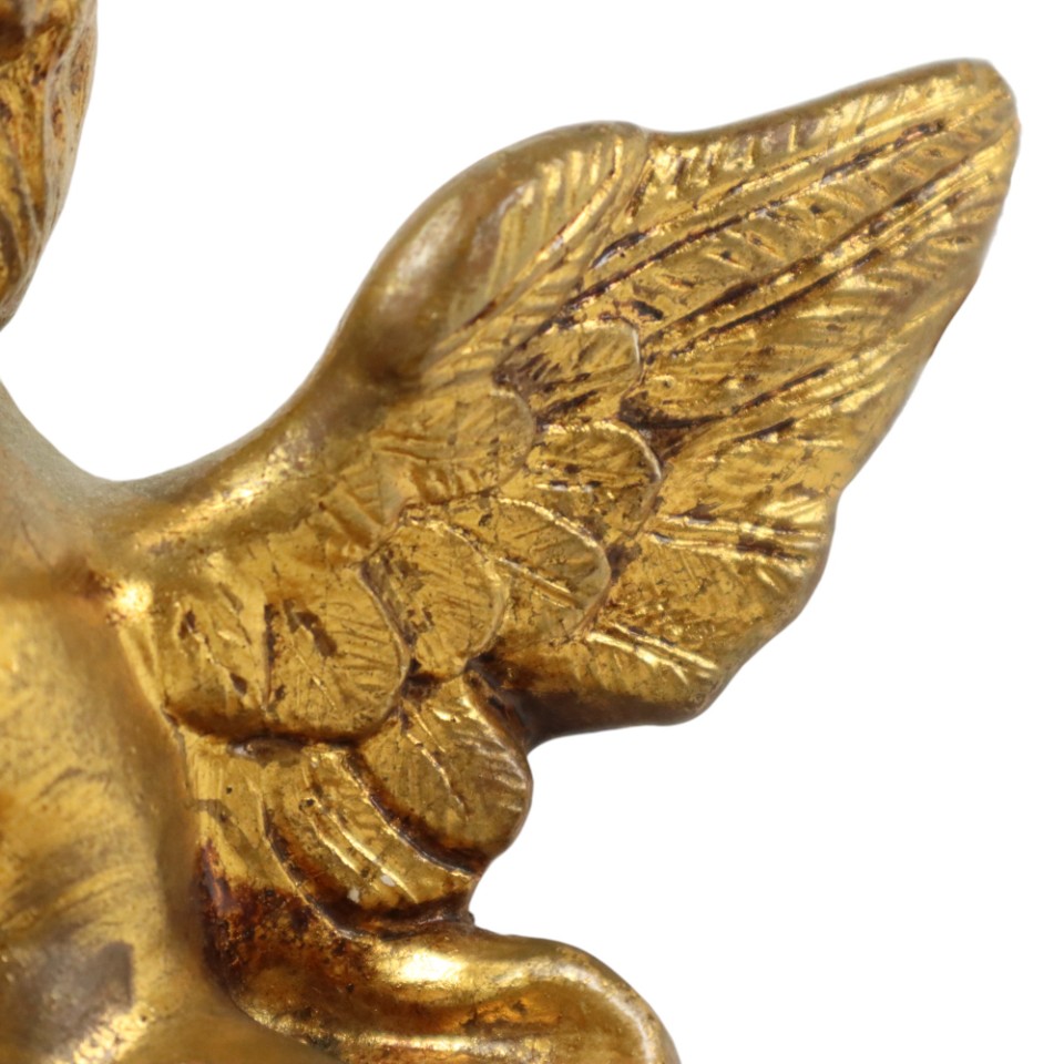Grote Gouden Engel Cherubijn Putti Muur Decoratie Beeldje 30Cm image 2