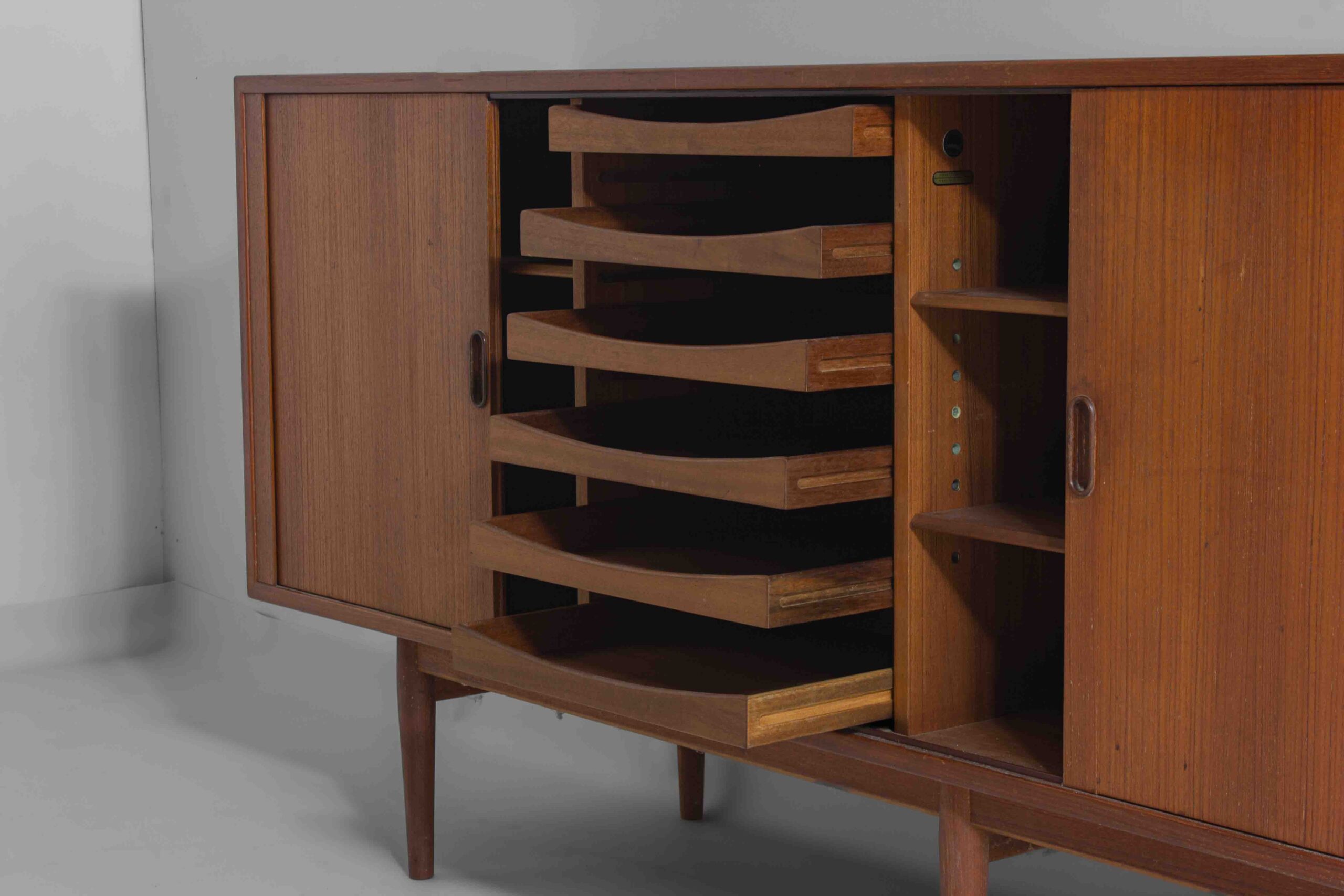Zeldaam Mid-century Dressoir Van Arne Vodder, Denemarken 1950 image 8